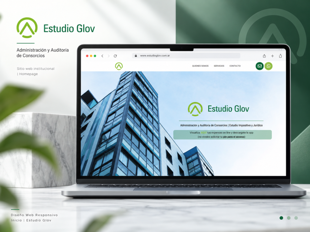 Diseño web WordPress para Estudio Glov